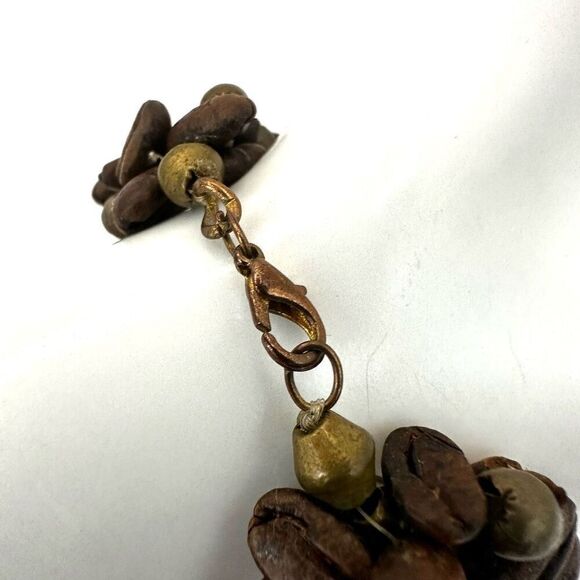coffee bean multi strand bracelet - Picture 5 of 6